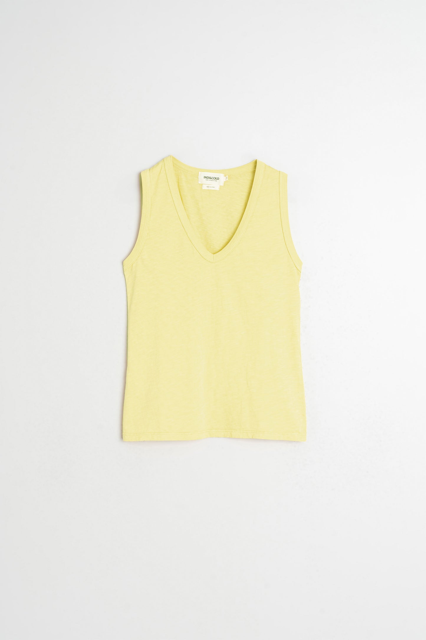 STRAPPY SLUB TEE