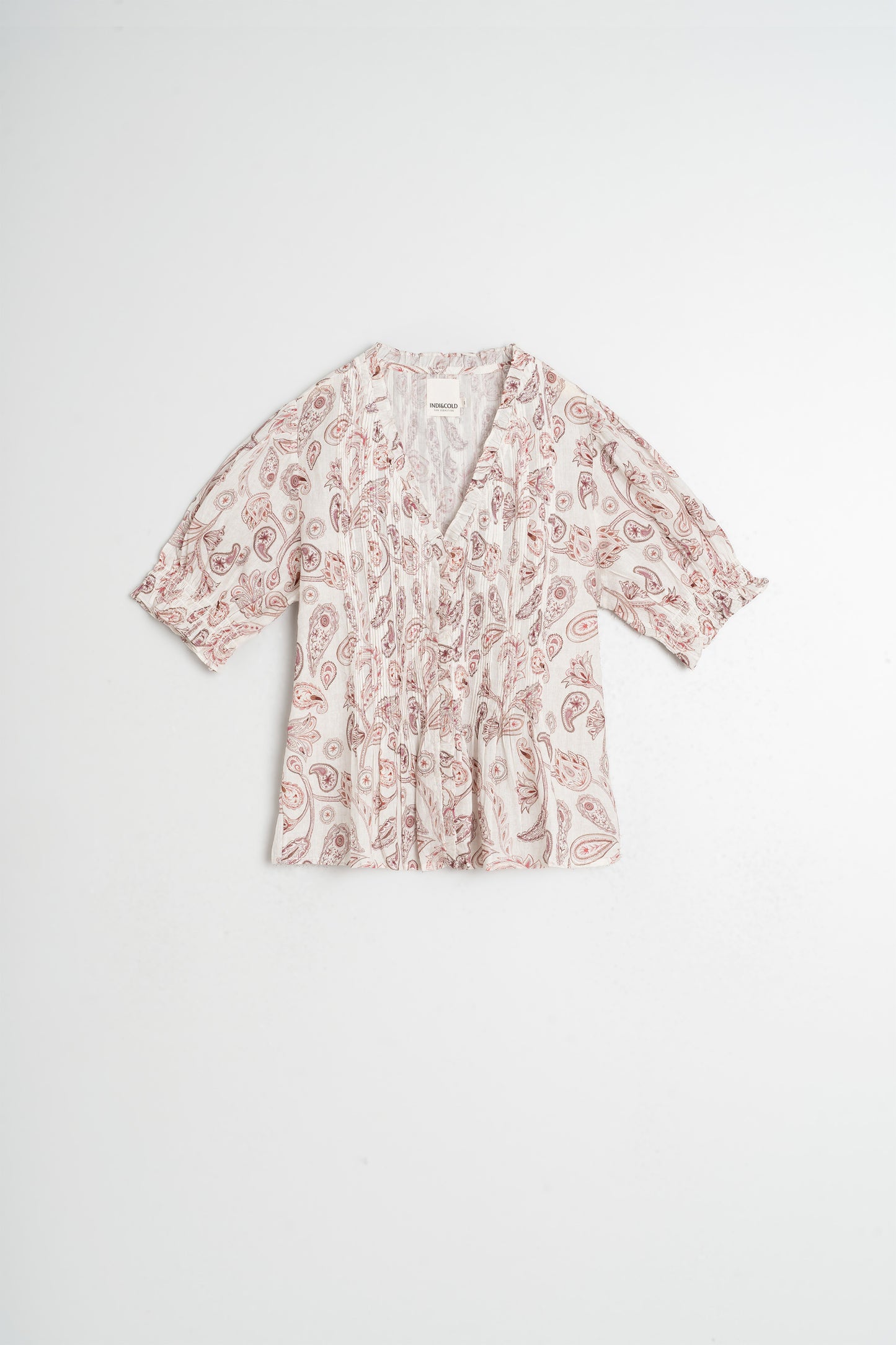 MICRO-RUFFLE SHIRT