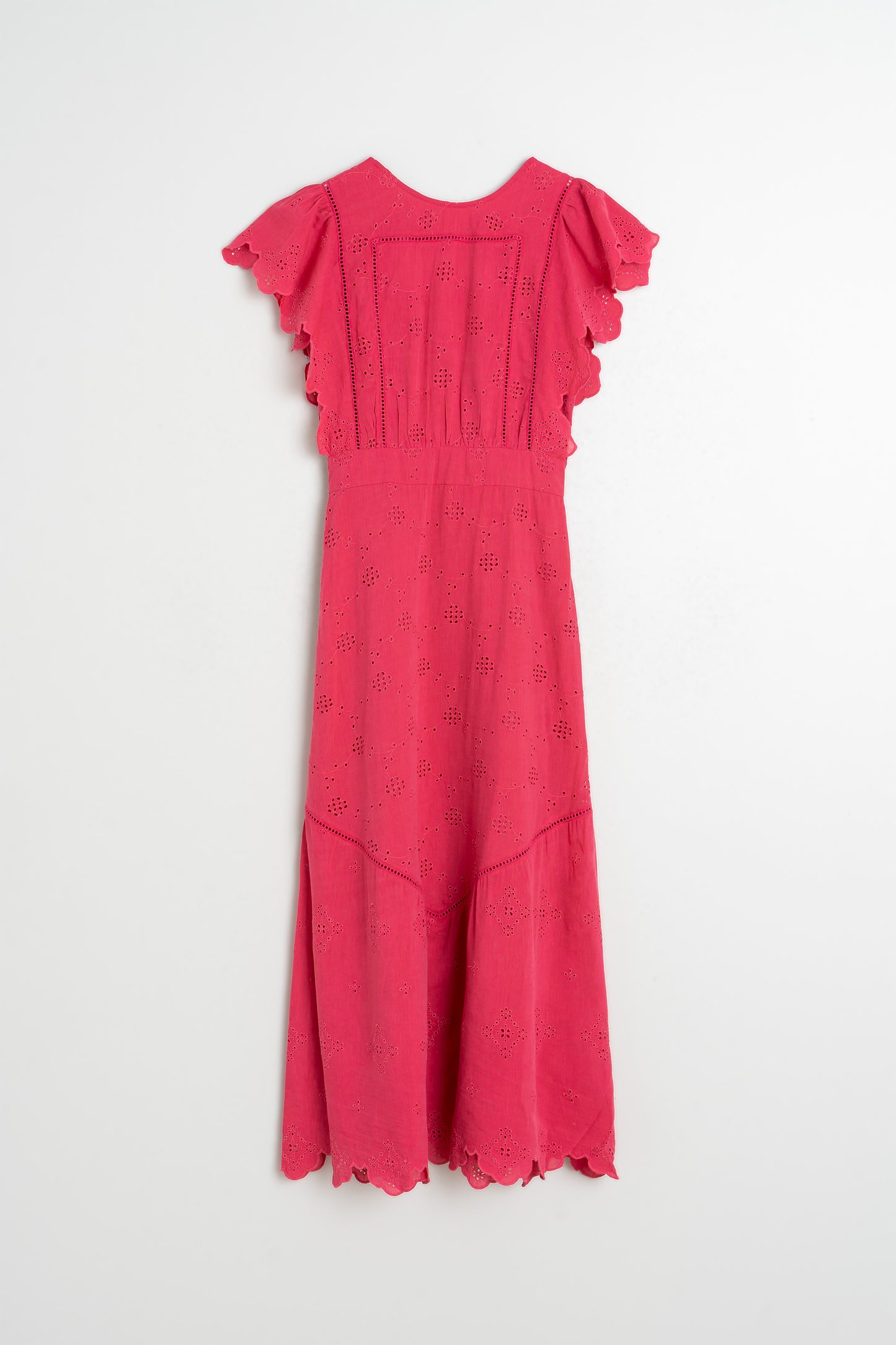 SCHIFFLI EMBROIDERY MAXI DRESS