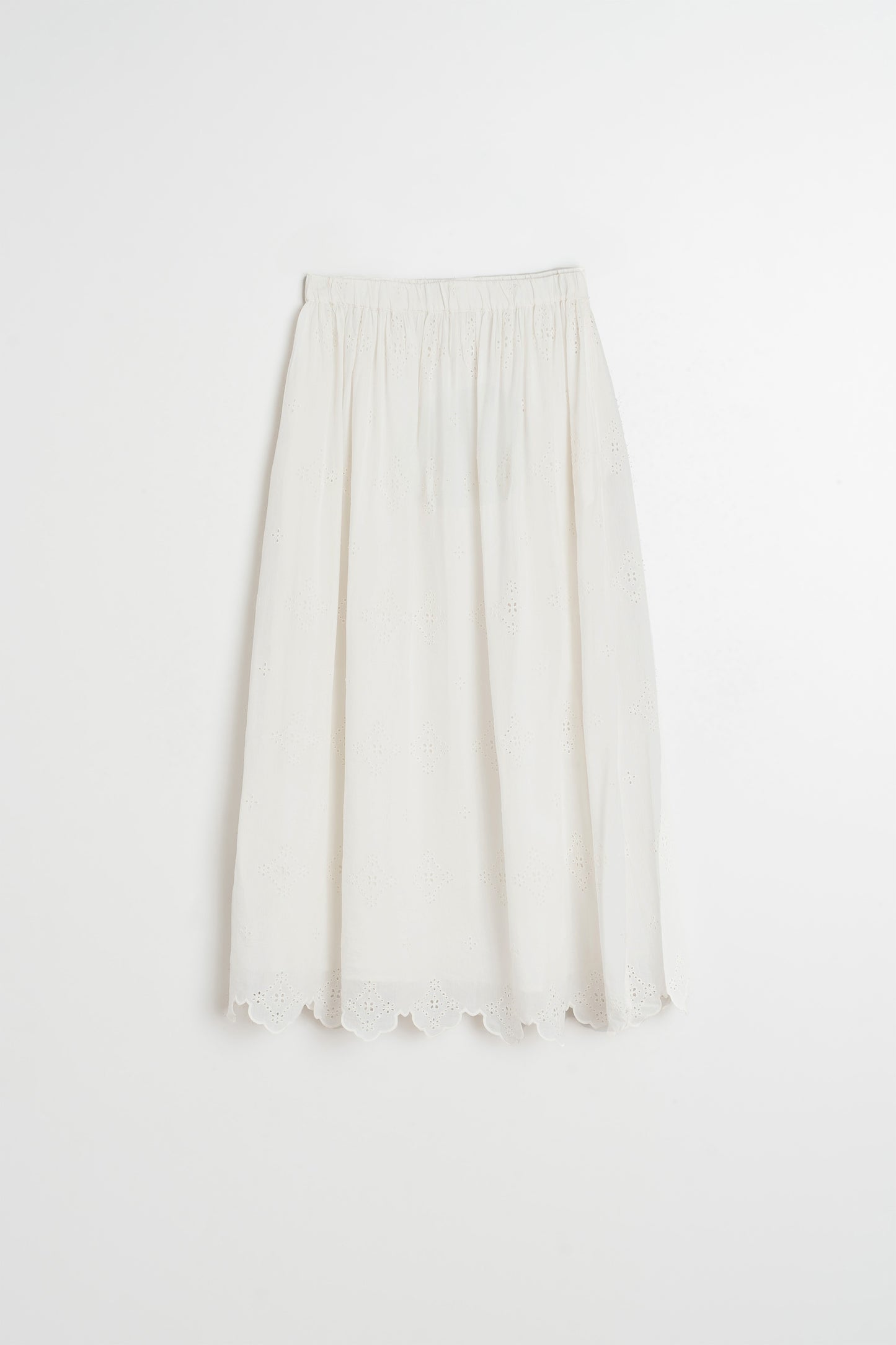 EMBROIDERED MIDI SKIRT