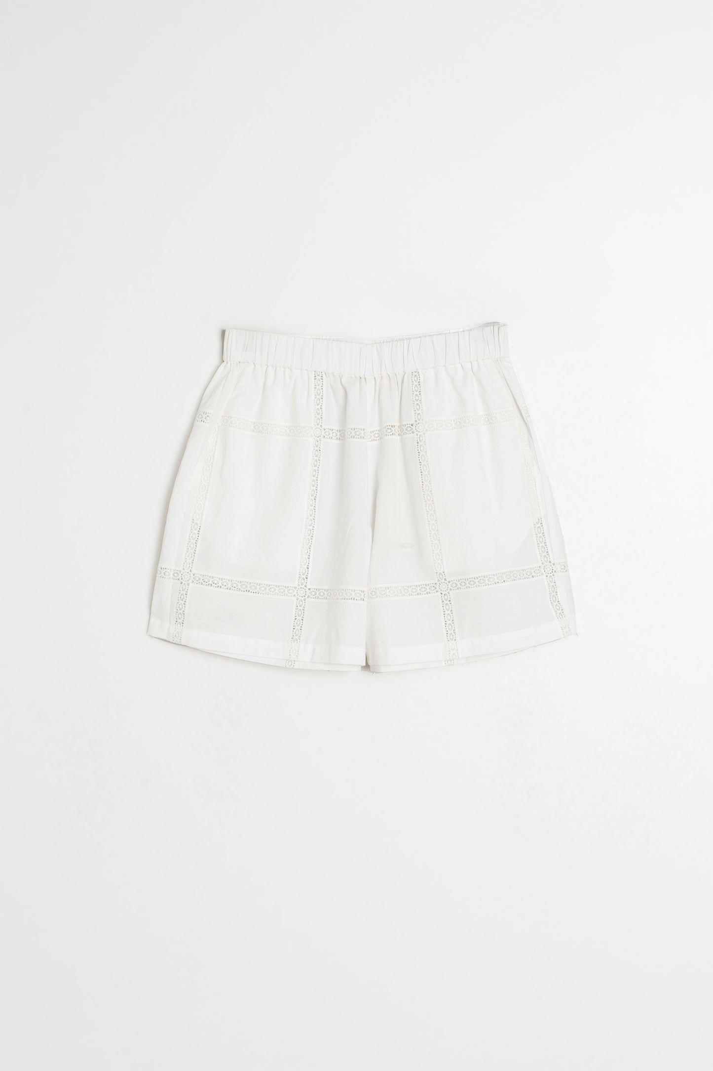 LACE POPLIN SHORT