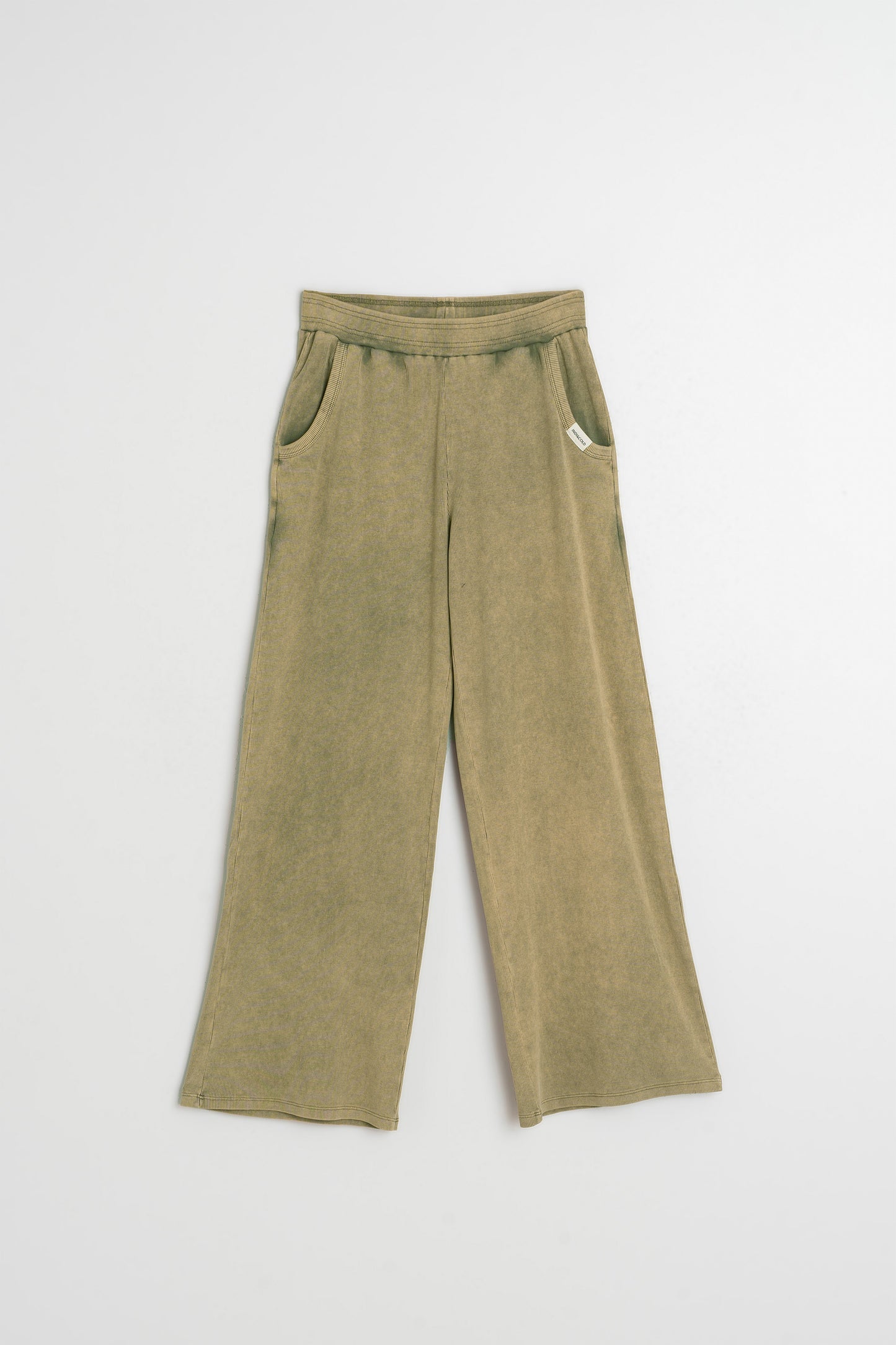 WIDE RIBBED PANT