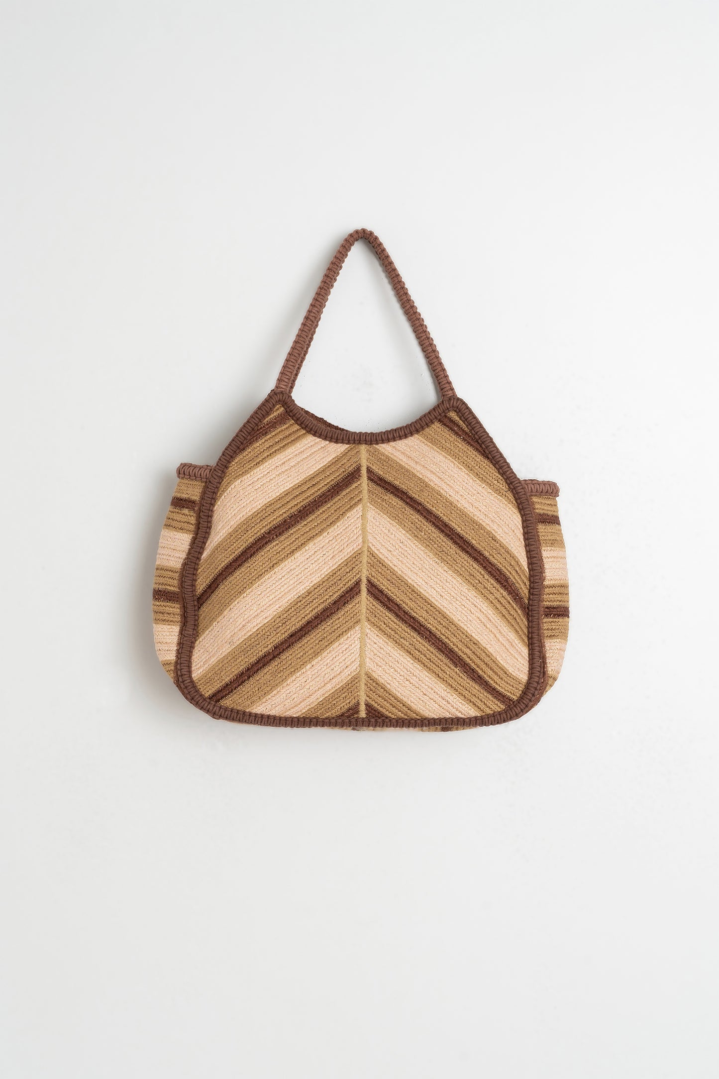 HERRINGBONE SHOPPER BAG