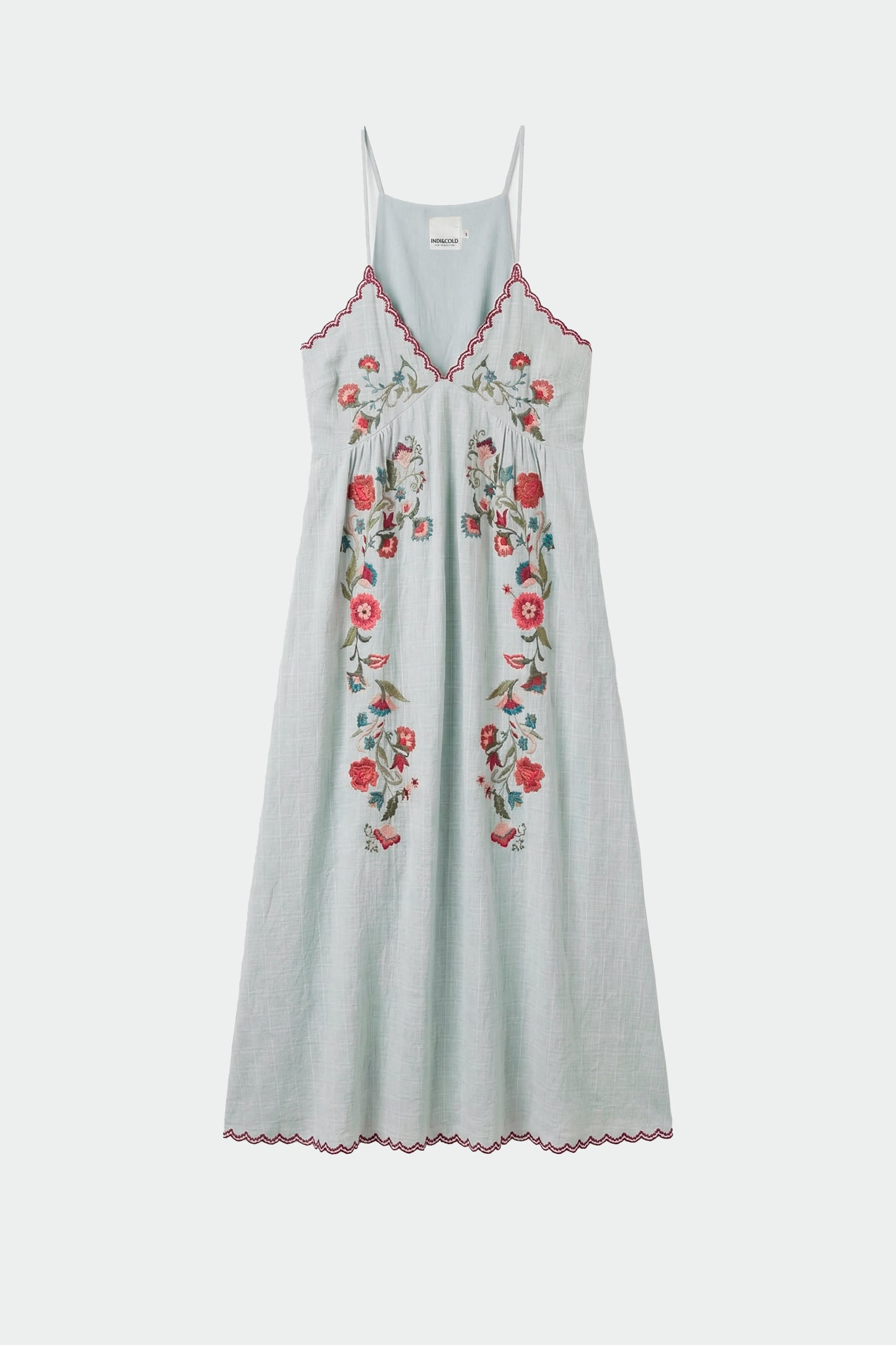 CROSS STITCH STRAP DRESS