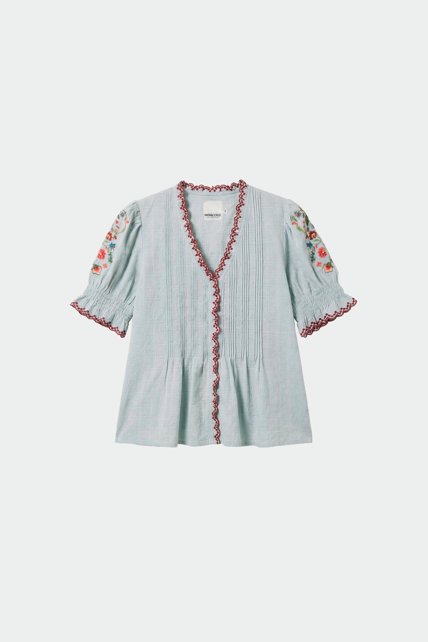 CROSS STICH EMBROIDERED SHIRT