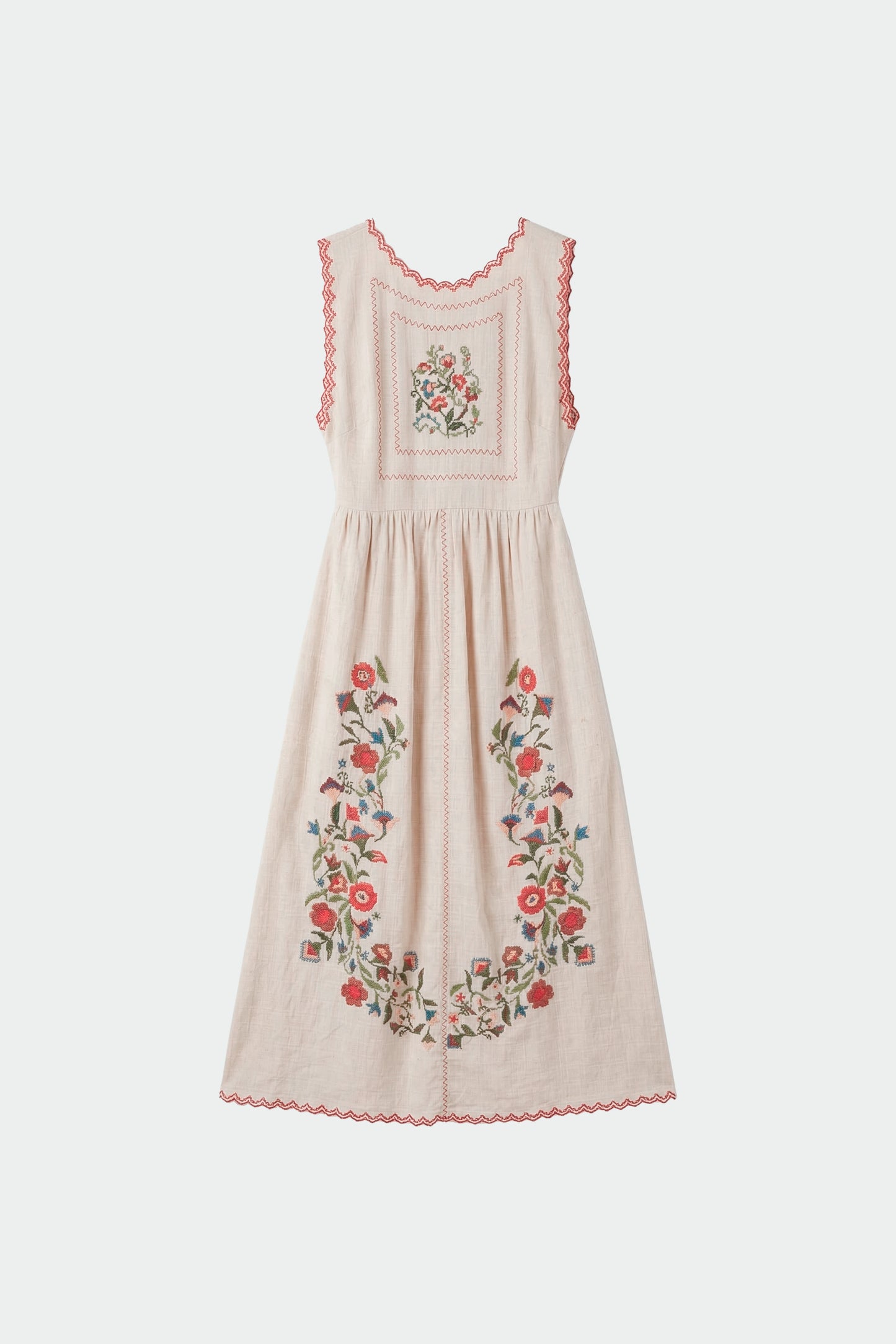 CROSS STICH EMBROIDERED DRESS