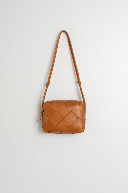 LEATHER BOX CROSSBODY BAG