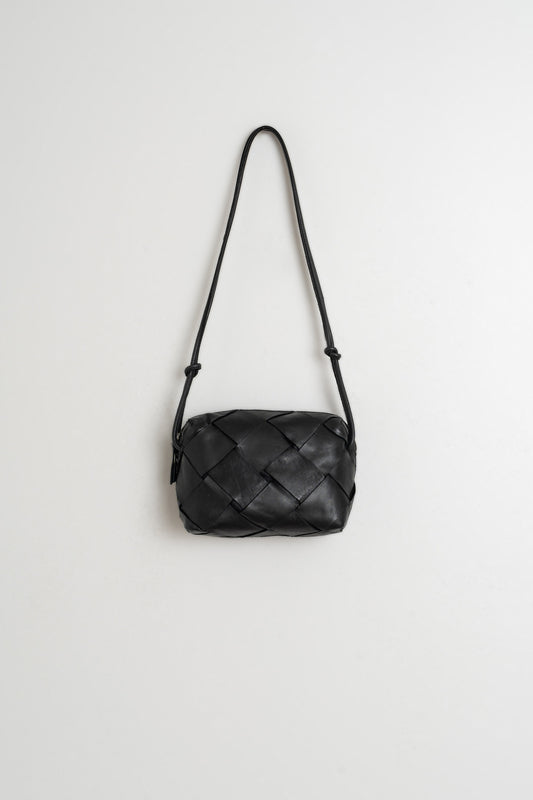 LEATHER BOX CROSSBODY BAG