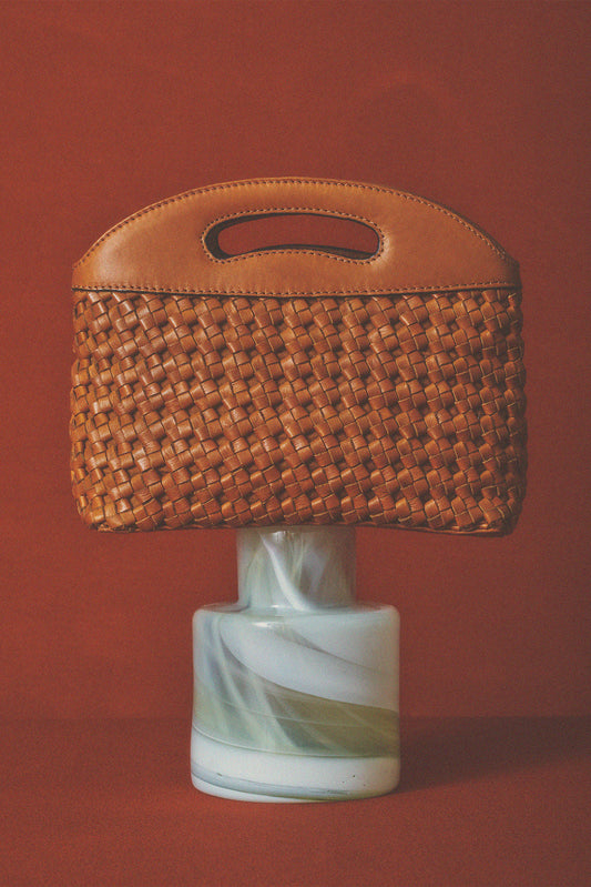 KNOTTED LEATHER BAG