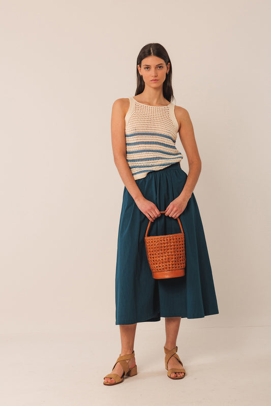 KNOTTED BUCKET BAG