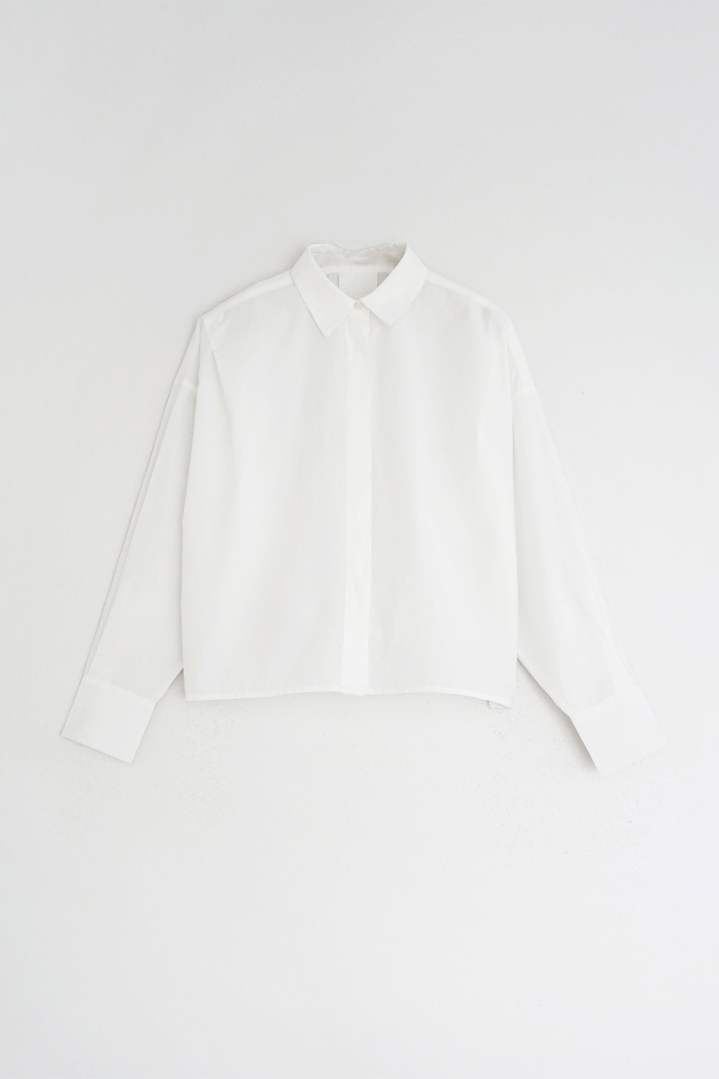 [CL] CROPPED POPLIN SHIRT