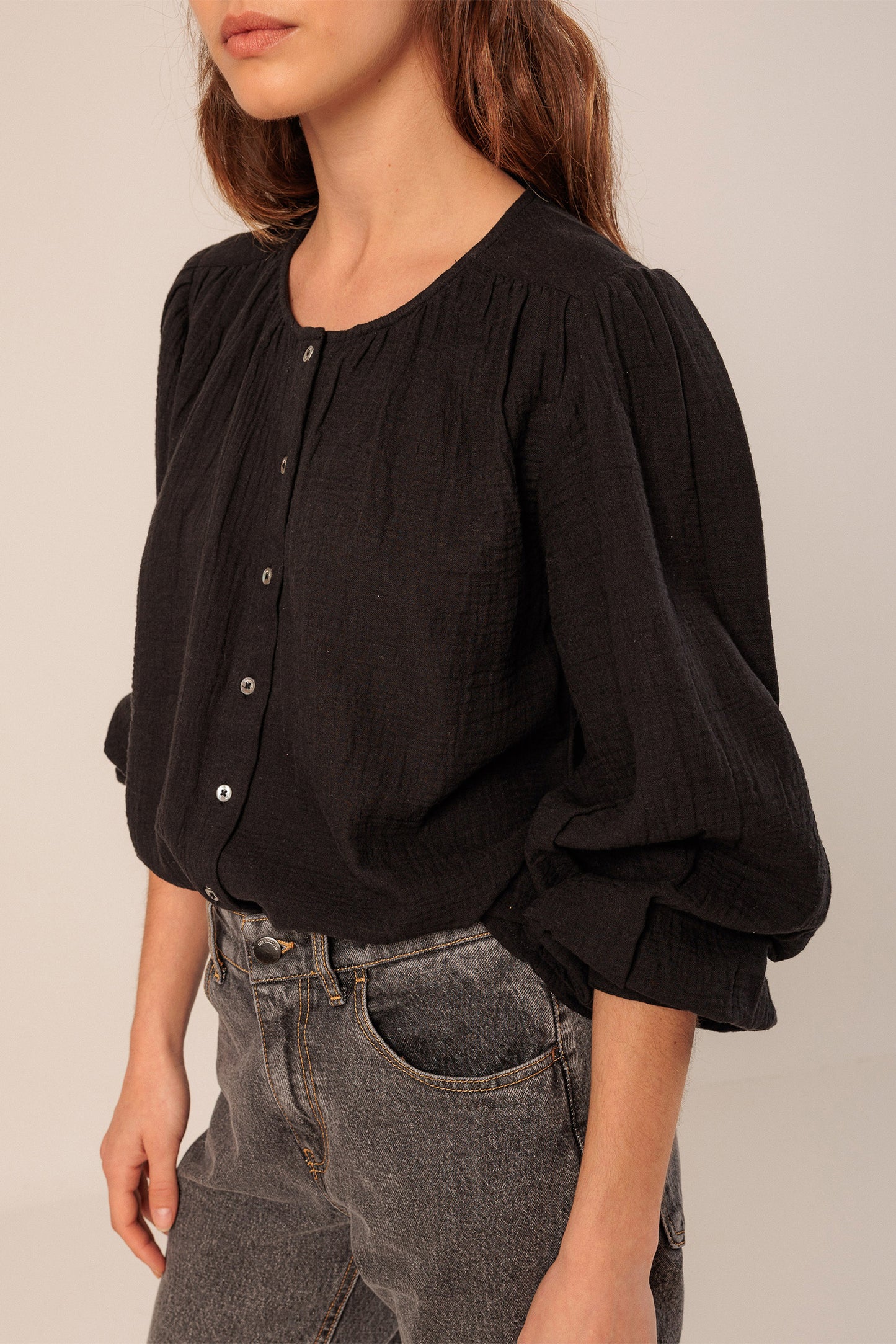 [CL] DOUBLE-GAUZE SHIRT