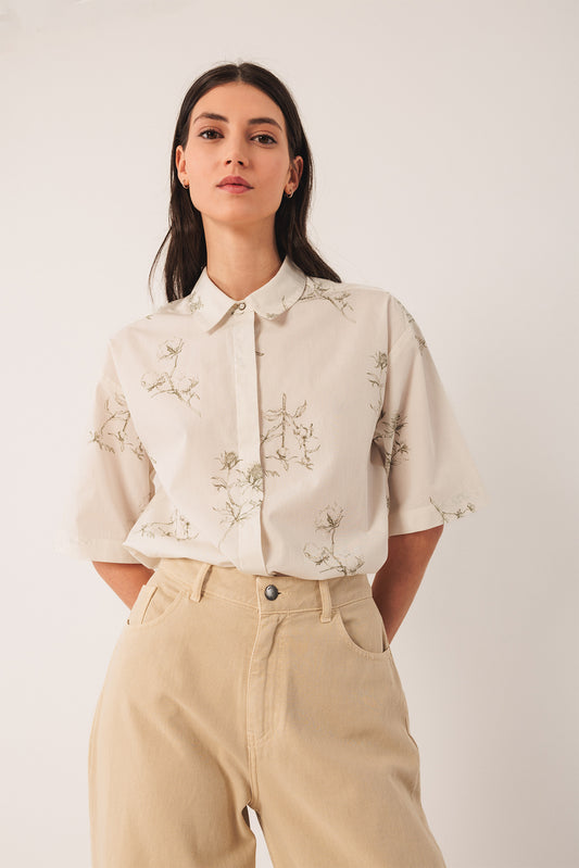 PRINTED POPLIN SHIRT 1