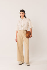 PRINTED POPLIN SHIRT