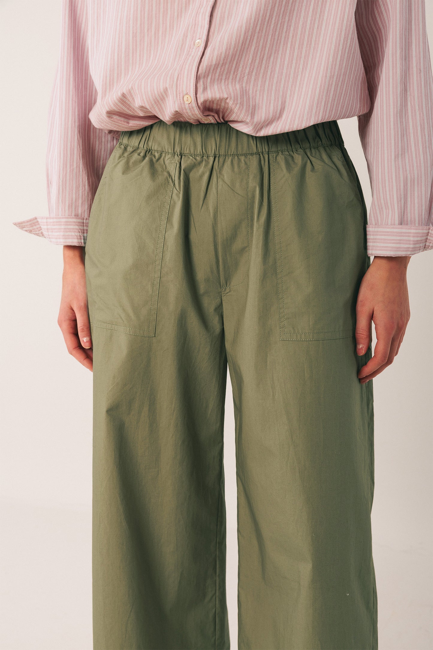 [CL] ELASTIC COTTON PANTS