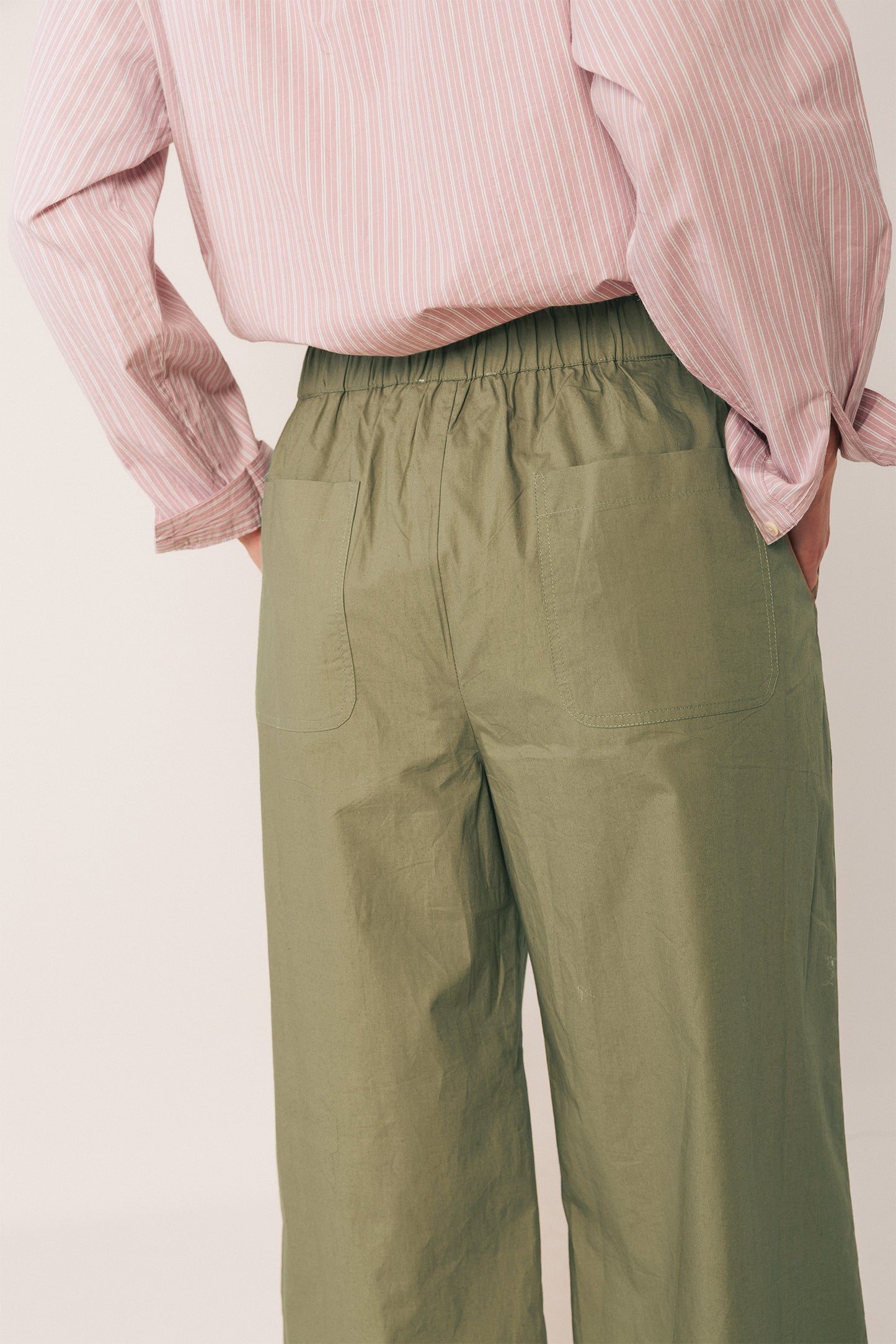 [CL] ELASTIC COTTON PANTS