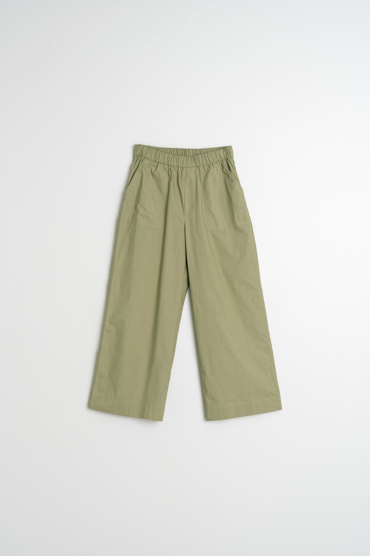 ELASTIC COTTON PANTS