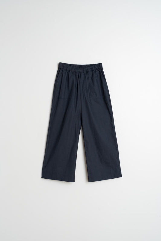 ELASTIC COTTON PANTS