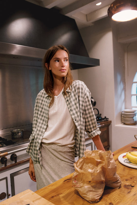 [CL] VICHY-CHECKERED SHIRT
