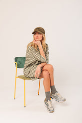 [CL] VICHY-CHECKERED DRESS
