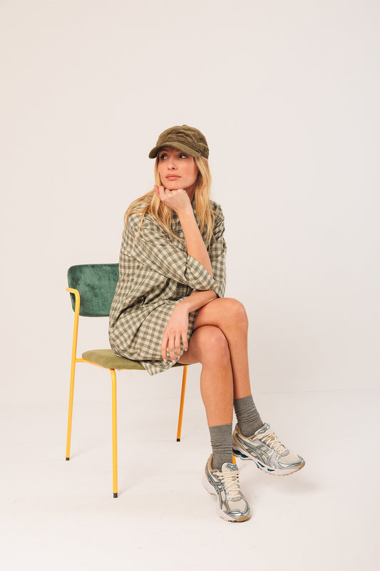 VICHY-CHECKERED DRESS