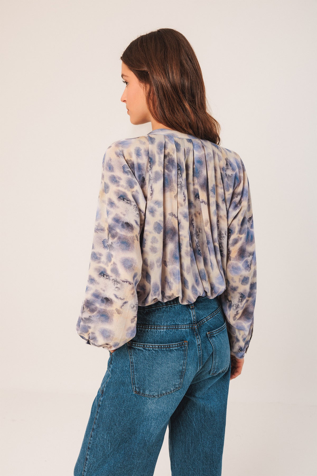WATERCOLOR-PRINT SHIRT