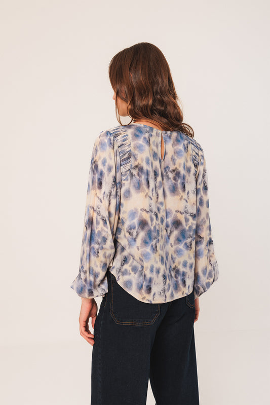 ELASTIC WATERCOLOR BLOUSE 3