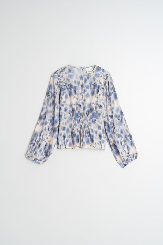 ELASTIC WATERCOLOR BLOUSE 6