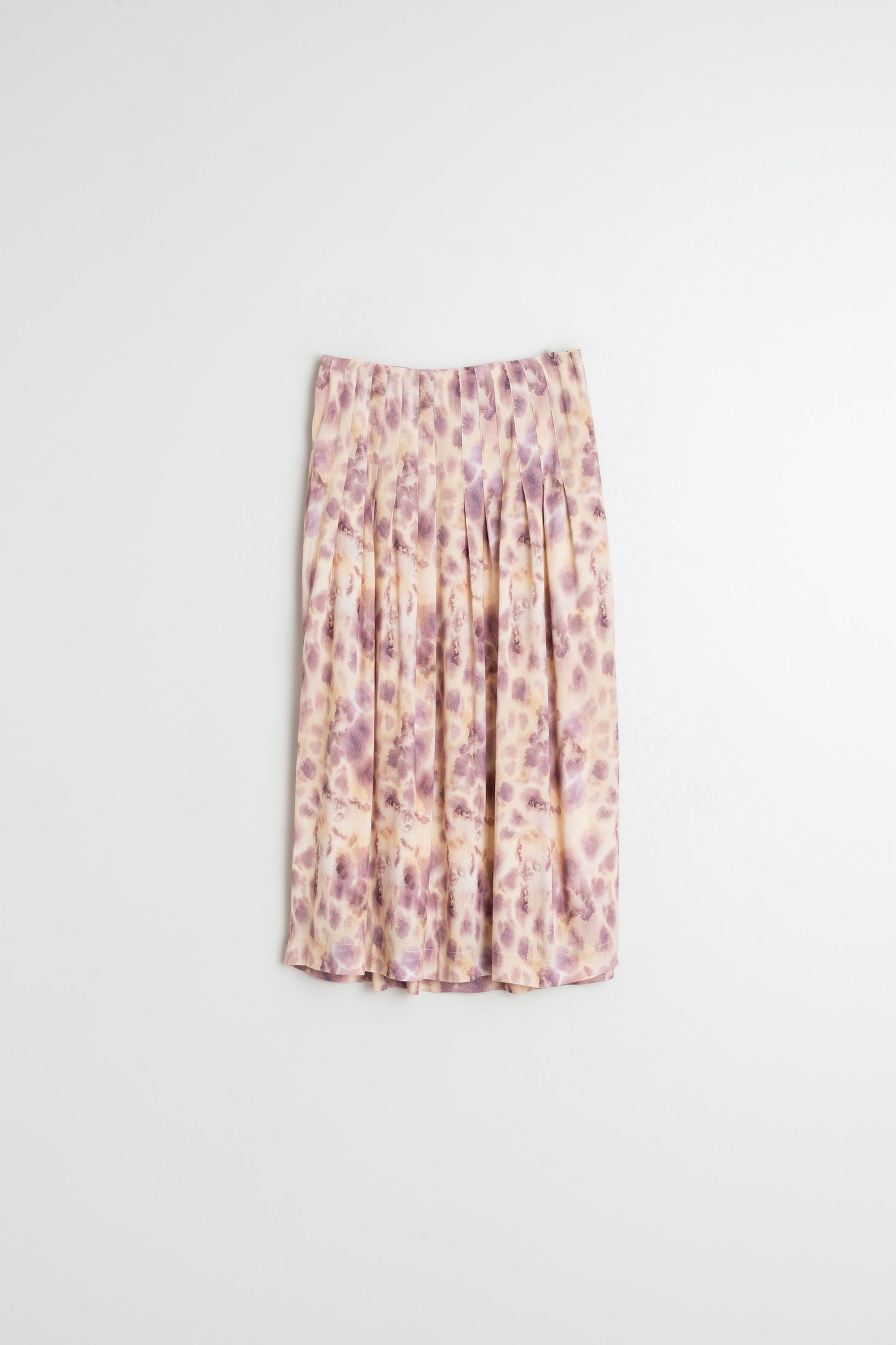 WATERCOLOR MIDI SKIRT