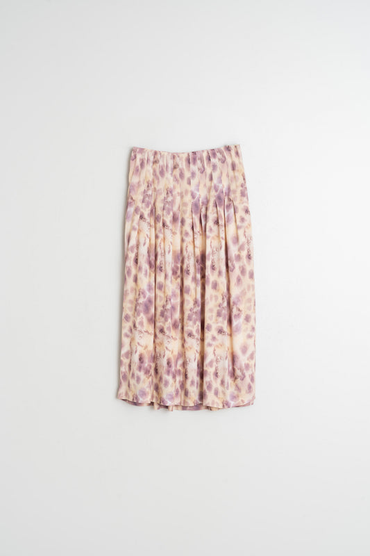 WATERCOLOR MIDI SKIRT