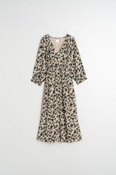 VISCOSE MIDI DRESS
