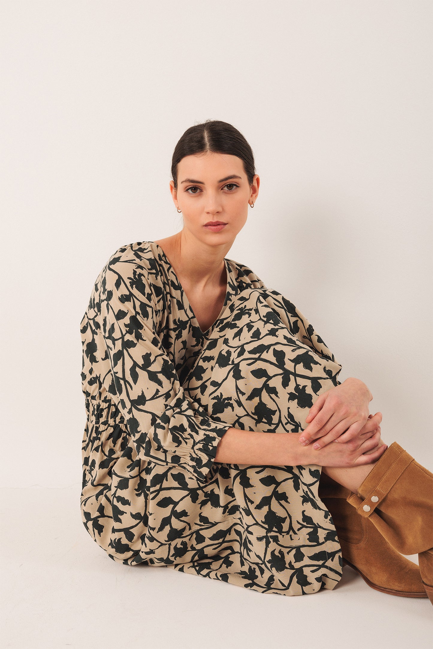 [CL] VISCOSE MIDI DRESS