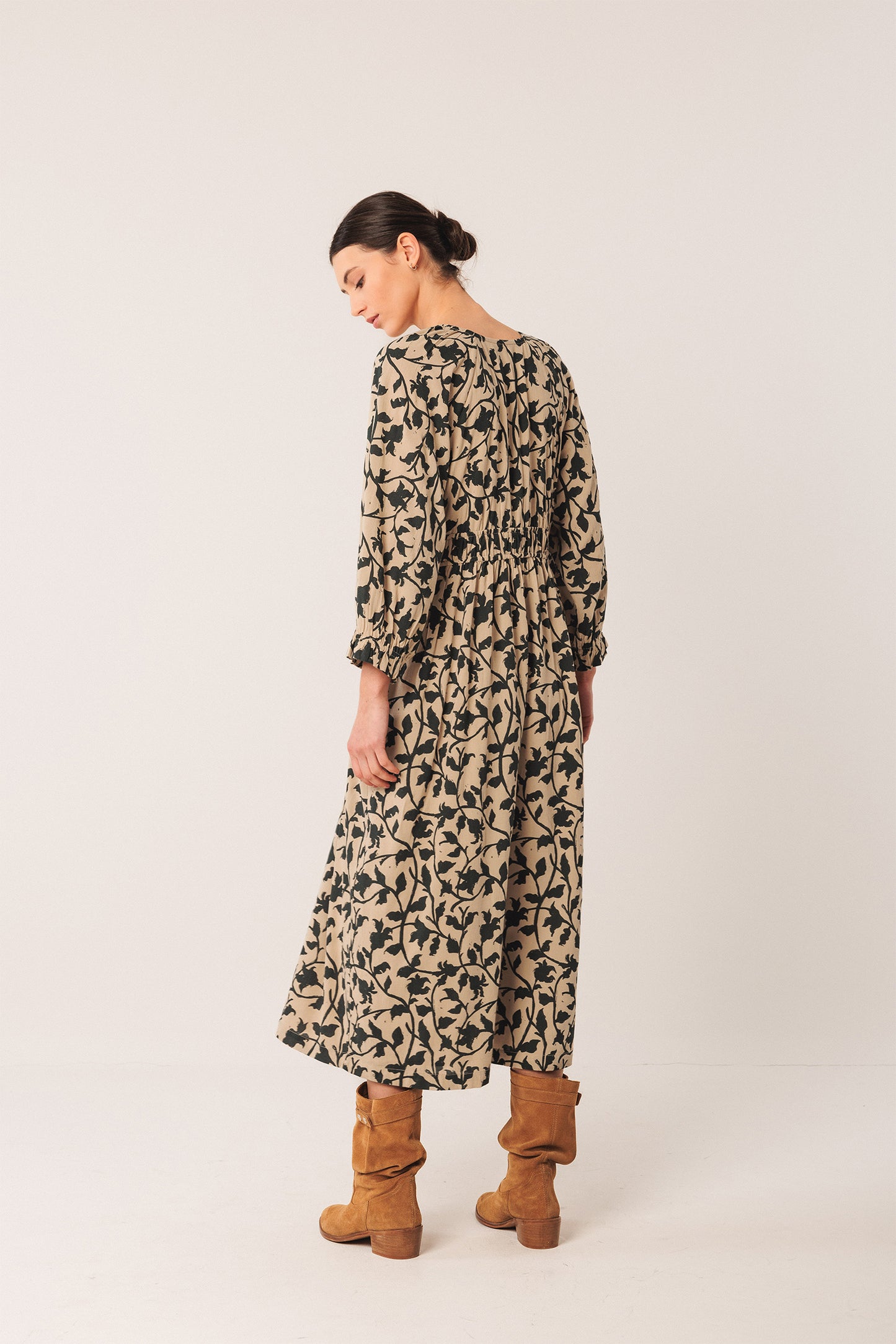 [CL] VISCOSE MIDI DRESS
