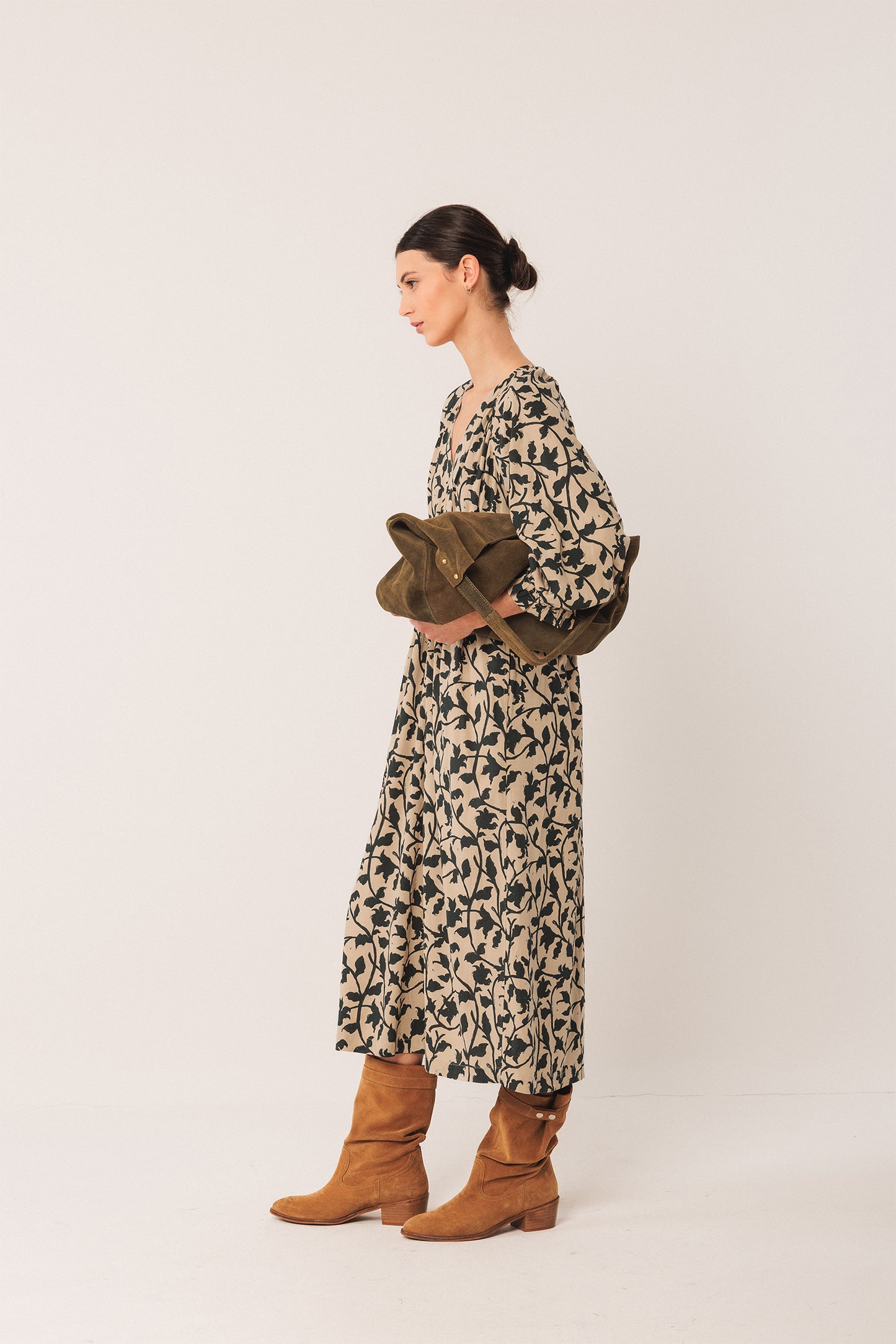 [CL] VISCOSE MIDI DRESS