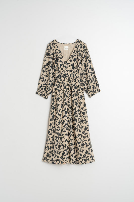 [CL] VISCOSE MIDI DRESS