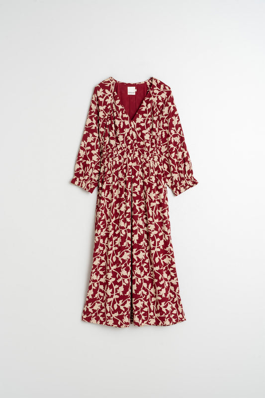 VISCOSE MIDI DRESS 1