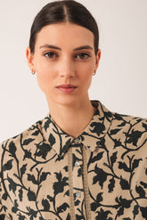 3/4 SLEEVE VISCOSE SHIRT