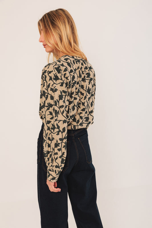 MAO COLLAR BLOUSE