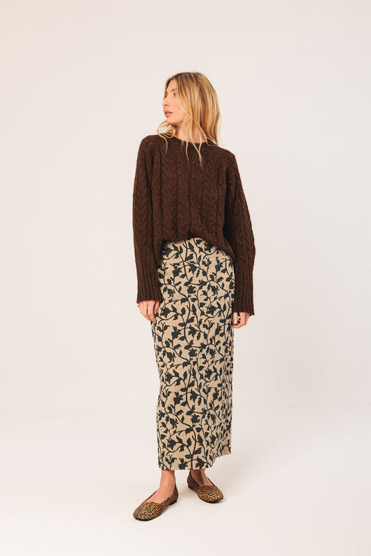 VISCOSE PENCIL SKIRT