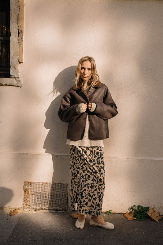 [CL] VISCOSE PENCIL SKIRT 1