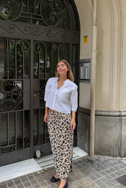 VISCOSE PENCIL SKIRT