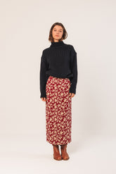 VISCOSE PENCIL SKIRT