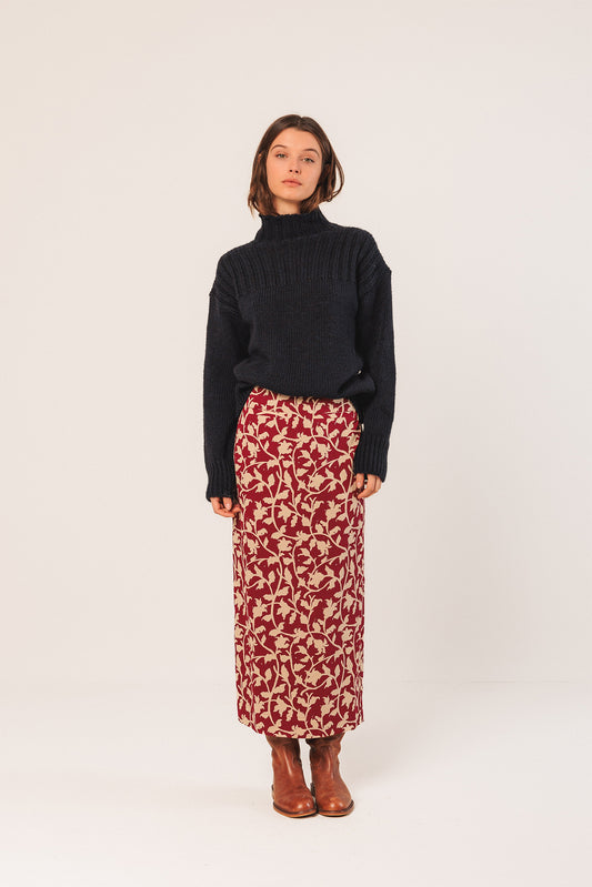 [CL] VISCOSE PENCIL SKIRT 2