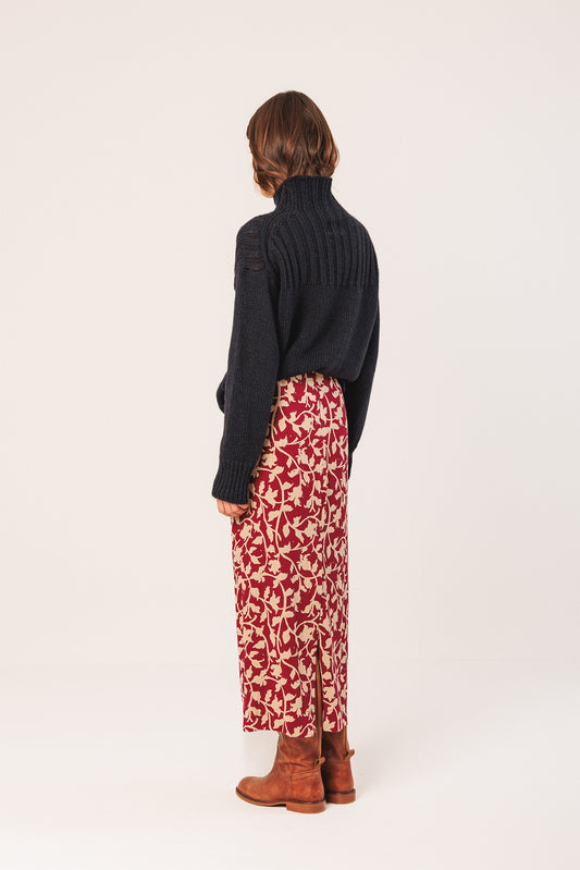 VISCOSE PENCIL SKIRT