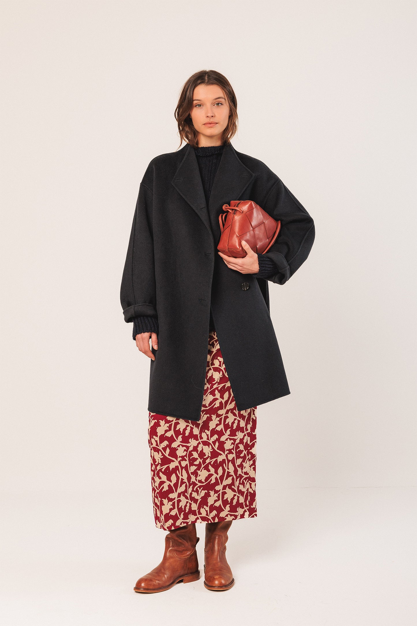 VISCOSE PENCIL SKIRT