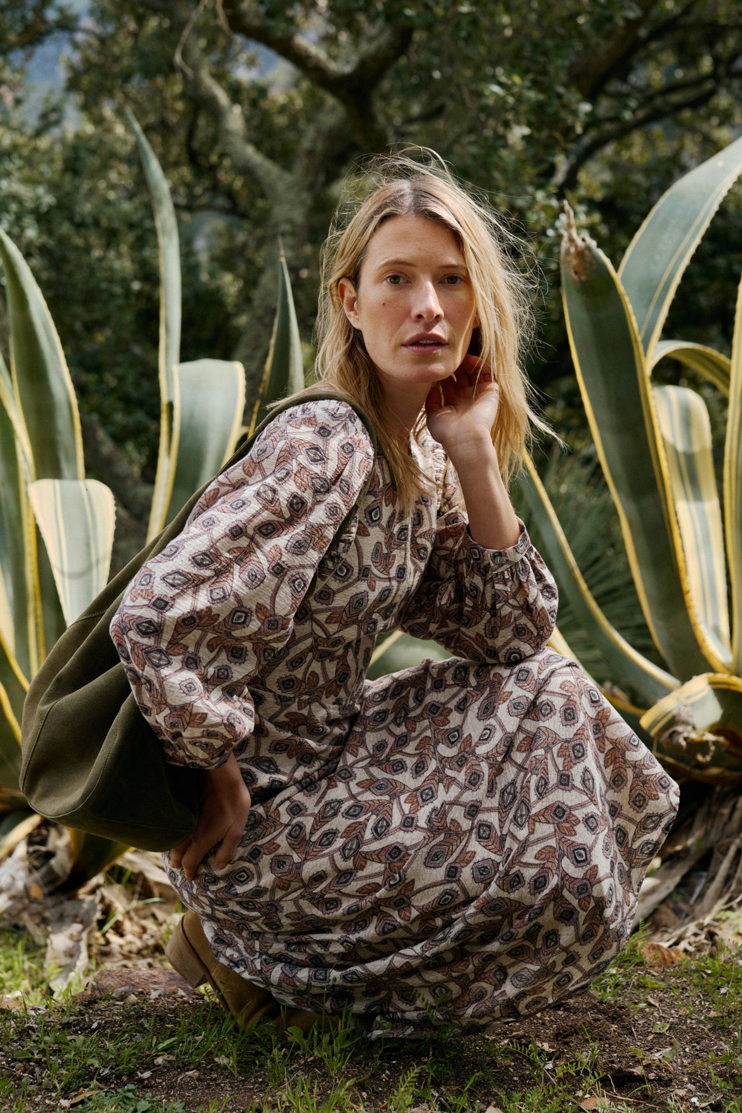 [CL] CREPE COTTON DRESS