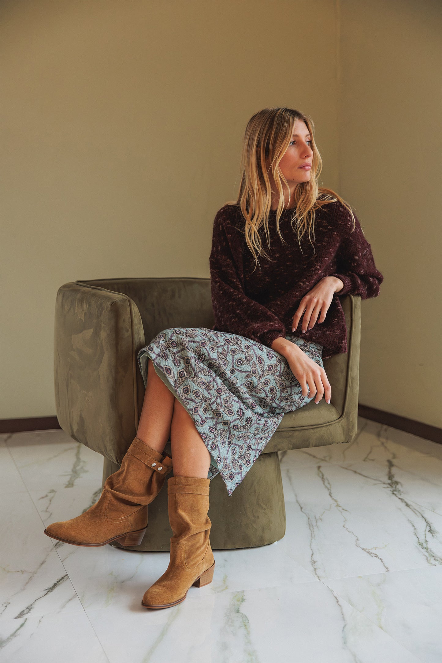 MIDI PENCIL SKIRT