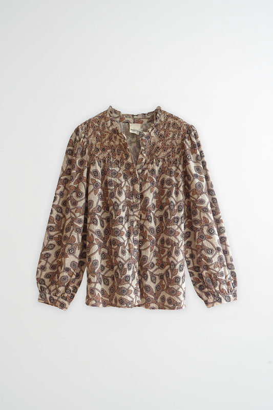 SMOCK EMBROIDERED SHIRT 6