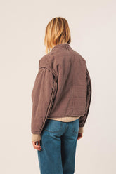 QUILTED KIMONO JACKET