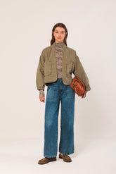 QUILTED KIMONO JACKET